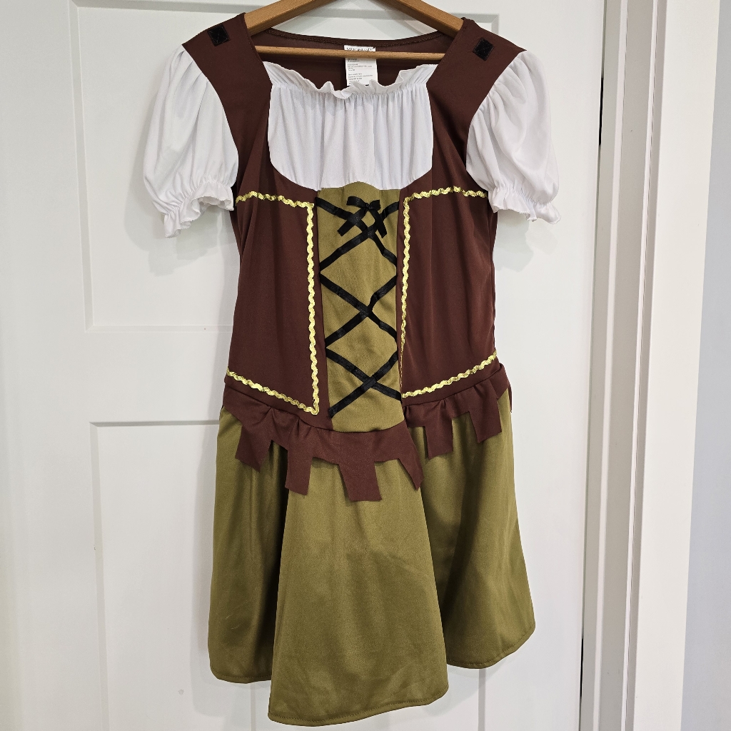 Wonderland Costumes Girls Xl Dress Renaissance DressUp Octoberfest Halloween